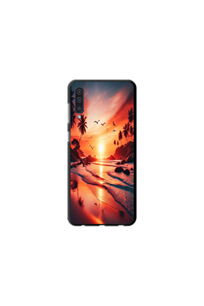 Atlas Силиконов калъф HQCover, съвместим с Samsung Galaxy A50, Sunset, SP1M00008