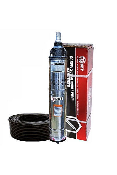 DDT Pompa submersibila 1100W, QGD120 Inox, 120 m, 3 m³/h, 20 m cablu