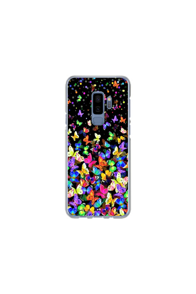 Atlas Husa Silicon HQCover compatibila cu Samsung Galaxy S9 Plus, Fluturi, SP...