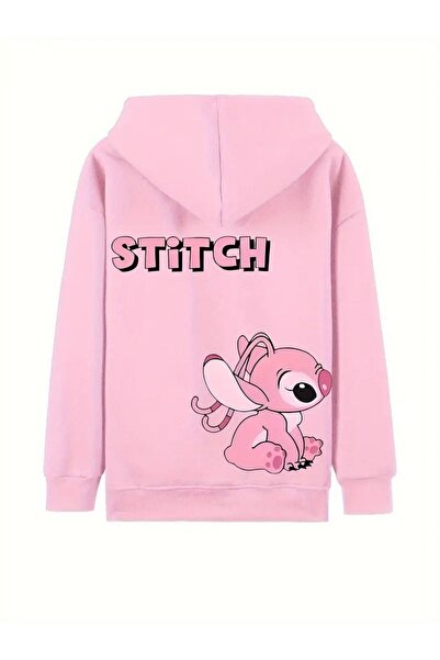 macklin Σετ 2 τεμαχίων με κουκούλα με στάμπα Lover Couple Combination Stitch and Angel