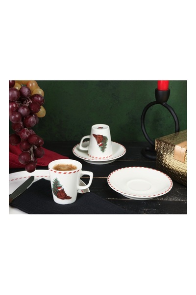 Porland Bear 2 Kişilik Kahve Takımı 4 Parça