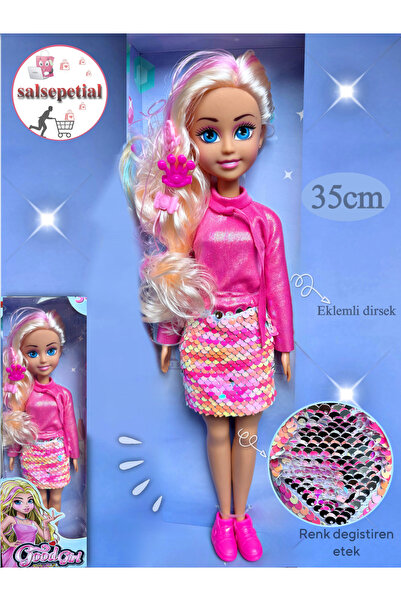 Salsepetial Büyük Boy Et Bebek 35cm Elbiseli Bebek Gerçekçi Model Bebek Good Girl Bebek 35cm