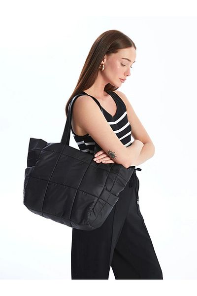 LC Waikiki Lcw Accessoriestblack Multi-Compartment Women's Shoulder Bag