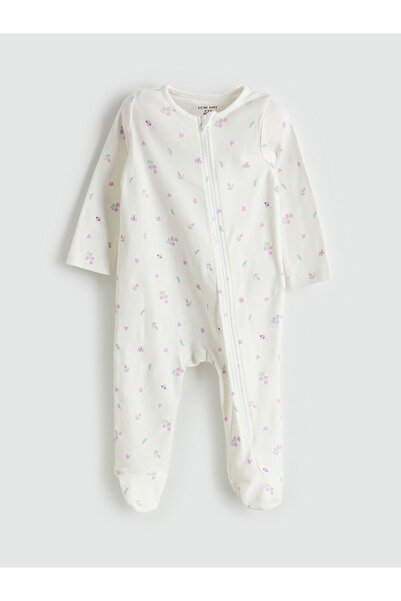 LC Waikiki LCW baby YENİ SEZON Çiçekli Kız Bebek Hastane Çıkış Seti