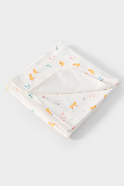 MAHFEL 100% Cotton Organic Duck Printed Baby Kids Blanket