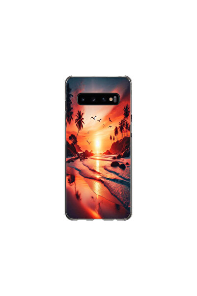 Atlas Θήκη HQCover από σιλικόνη συμβατή με Samsung Galaxy S10, Sunset, SP1M00008