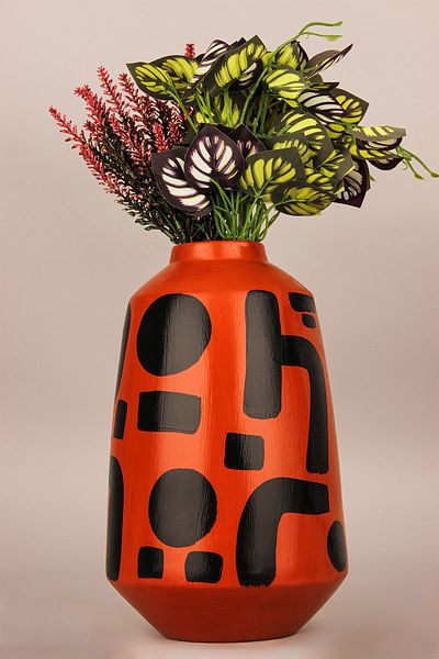Hmydesign Vază decorativă din ceramică Flamara realizată manual