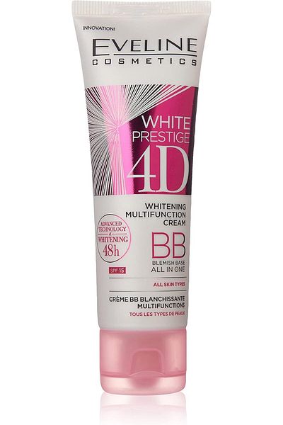 Eveline Cosmetics Whitening Multi-Function Cream, B-White Prestige 4D, 50ml