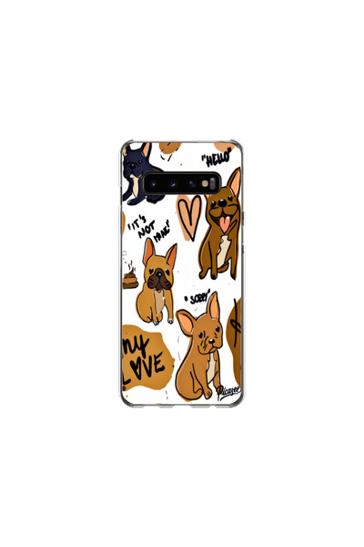 Atlas Θήκη HQCover από σιλικόνη συμβατή με Samsung Galaxy S10 Plus, Σκύλοι, S...