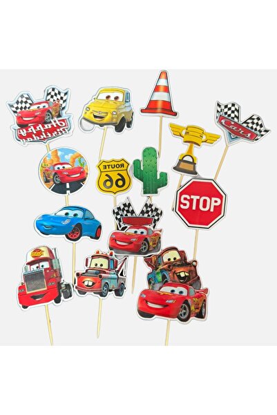 DİSNEY CARS Set decoratiuni tort masini Cars 5-15cm