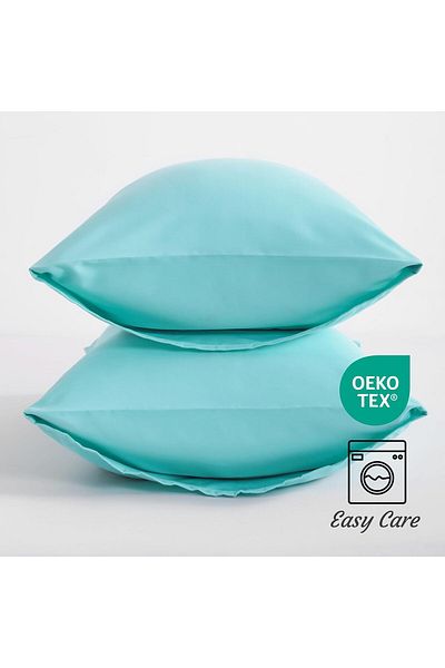Belsina Home Solid Color with Cover |   2 Pillowcases Cotton 50X70 cm