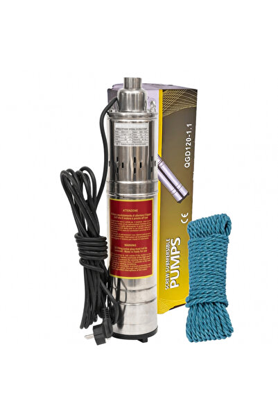 DDT *Super pret* Pompa submersibila QGD 3.0, 1100 W, 120 m inaltime, 3 mc/h, 1" + SUFA