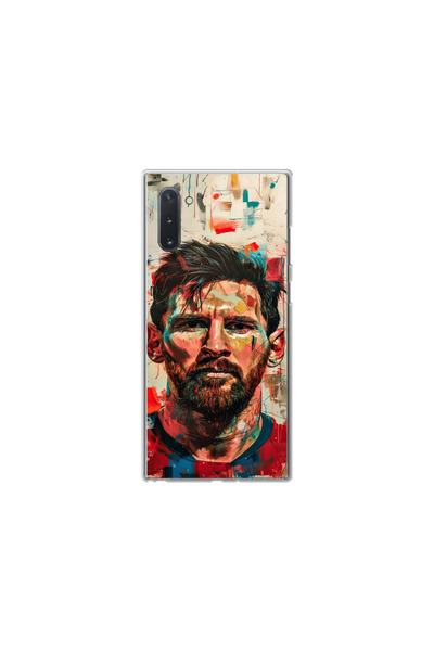 Atlas Силиконов калъф HQCover, съвместим с Samsung Galaxy Note 10, Messi v2, ...