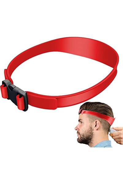 Generic Ayarlanabilir Saç Kesim Kılavuzu - Fade ve Ense Tıraşı için Silikon Şablon - Evde Profesyonel Bakımı