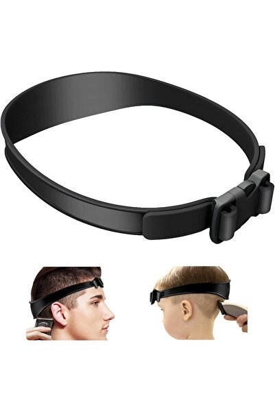 Generic Ayarlanabilir Saç Kesim Kılavuzu - Fade ve Ense Tıraşı için Silikon Şablon - Evde Profesyonel Bakımı