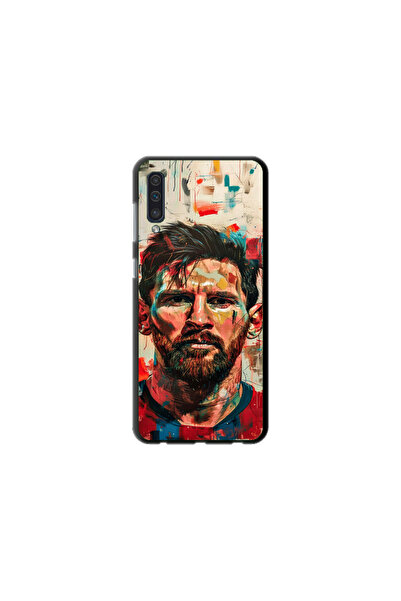 Atlas Husa Silicon HQCover compatibila cu Samsung Galaxy A50, Messi v2, SP1M0...