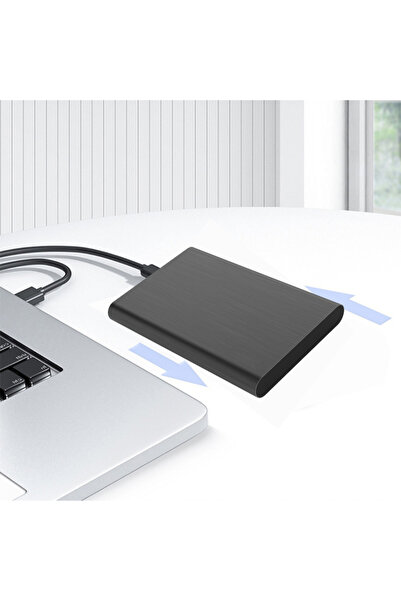 FİDECO Carcasă externă pentru hard disk de 2,5 inch, HDD/SSD Sata Rack, FIDECO, USB 3.0, aluminiu, negru