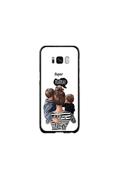 Atlas Силиконов калъф HQCover, съвместим с Samsung Galaxy S8 Plus, Super Mom ...