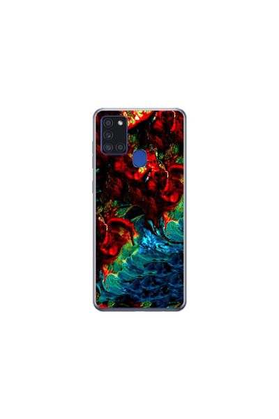 Atlas Θήκη HQCover από σιλικόνη συμβατή με Samsung Galaxy A21s, Color Explosi...
