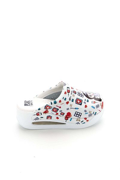 DRMOON White Orthopedic Medical Clogs for Women Airmax Nursing
