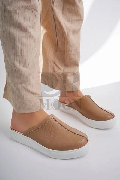 DRMOON Orthopedic Clogs, Cream / Beige, For Women - Comfort Flexi Model