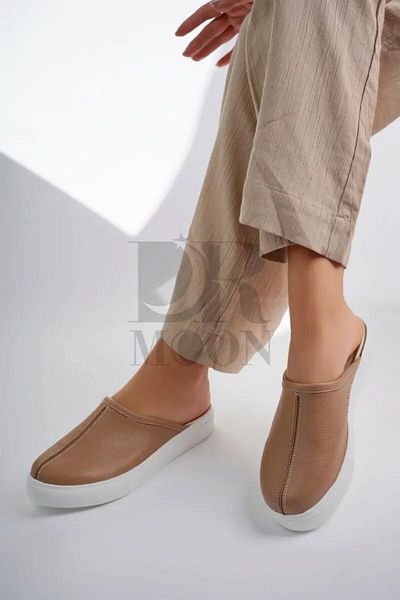 DRMOON Orthopedic Clogs, Cream / Beige, For Women - Comfort Flexi Model