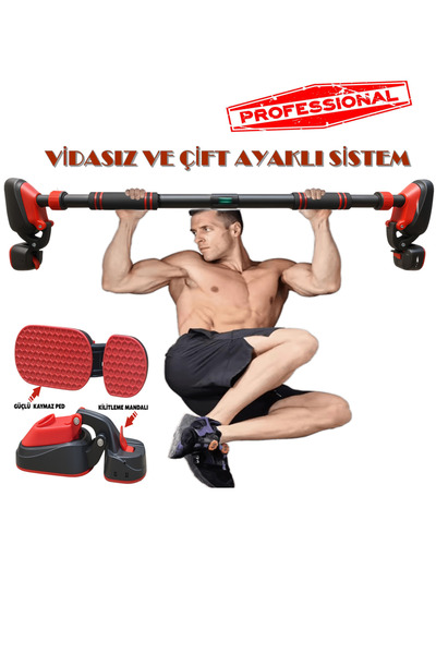 Havana BX Çift Ayaklı 92-120CM Barfiks Çubuğu Süngerli Ayarlanabilir Barfiks ...