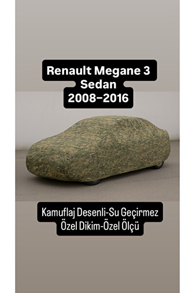 içel çadır رينو ميجان 3 سيدان 2008-2016 خيمة سيارة مقاومة للماء من القطن بنمط...