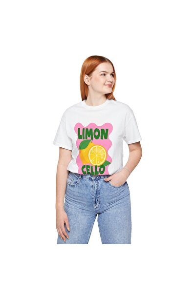 Tubinyoo تي شيرت كبير الحجم للجنسين منقوش من ليمونتشيلو