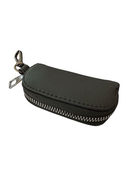 Oto Aksesuarcım Leather Wallet Auto Keychain with Mini Bag Black