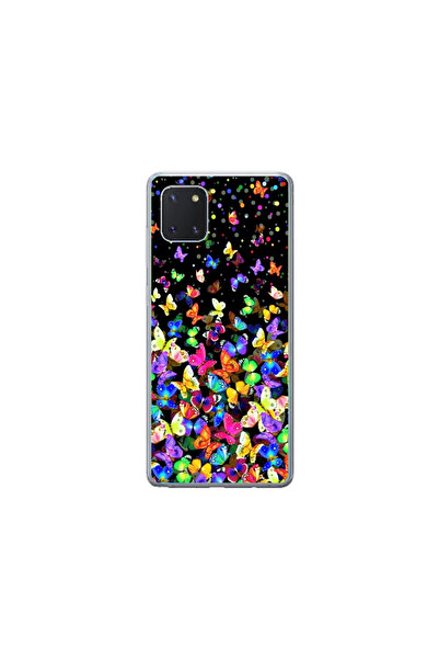 Atlas Husa Silicon HQCover compatibila cu Samsung Galaxy Note 10 Lite, Flutur...