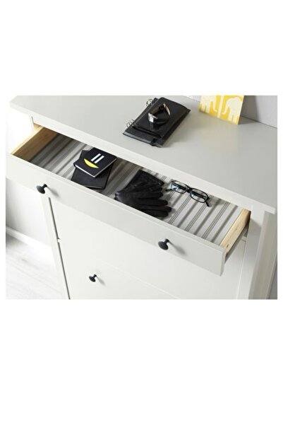 IKEA Hemnes ayakkabı dolabı beyaz, 80x30x127cm 2bölmeli