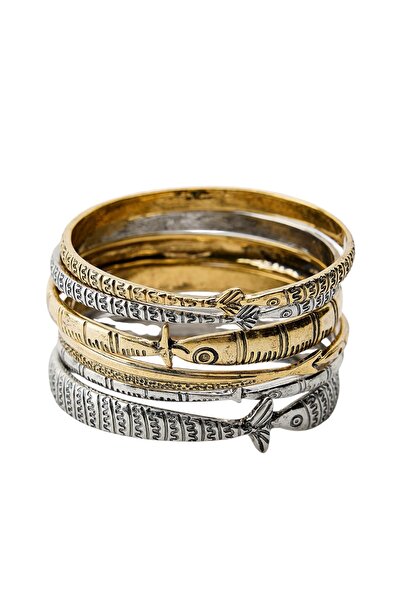 Bo Takı ve Aksesuar 6lı metal bileklik seti