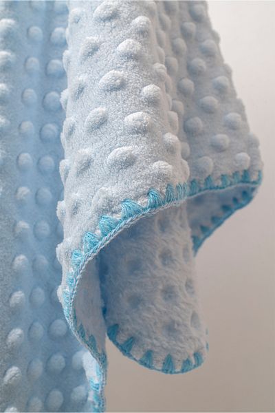 MAHFEL 100% Welsoft Chickpea 1St Class Baby & Kids Blanket Blue