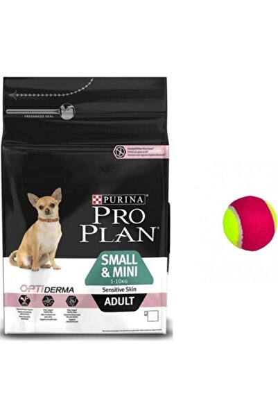 Pro Plan Proplan Small & Mini Adult Somonlu Küçük Irk Yetişkin Köpek Maması 3 kg + Köpek Oyun Topu