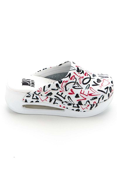 DRMOON Women's White Orthopedic Medical Clogs Airmax Love