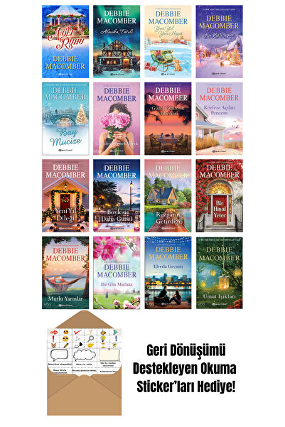Epsilon Yayınevi Debbie Macomber 16 Kitap Seti + Okuma Sticker'ları