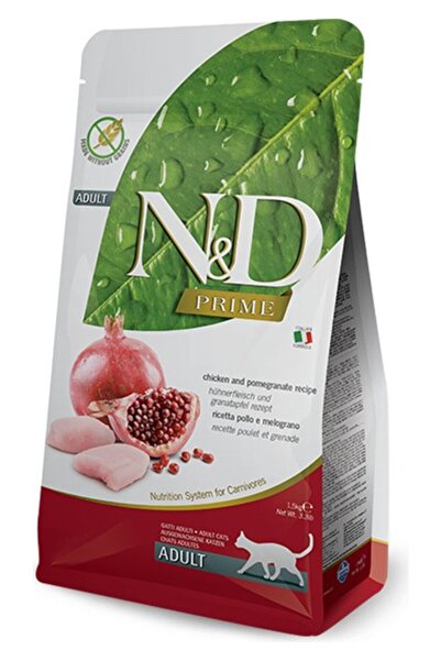 N&D Tavuklu ve Narlı Tahılsız Yetişkin Kedi Maması 1,5 kg