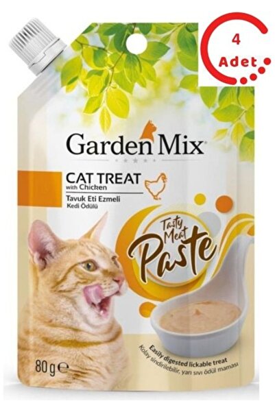 Gardenmix Garden Mix Tavuk Eti Ezmeli Kedi Ödülü 80 gr x 4 Adet