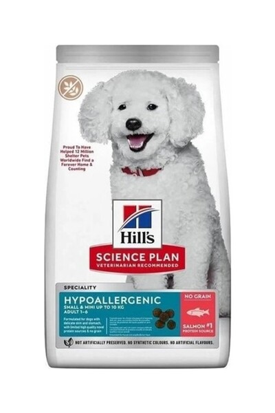 Hill's SP Hipoalerjenik Somonlu Küçük ve Mini Irk Yetişkin Köpek
