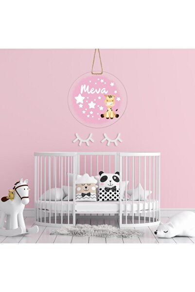 ENCİVA İSME ÖZEL BEBEK ODASI DUVAR KAPI SÜSÜ DEKOR HASTANE GİRİŞİ YENİ DOĞAN ...