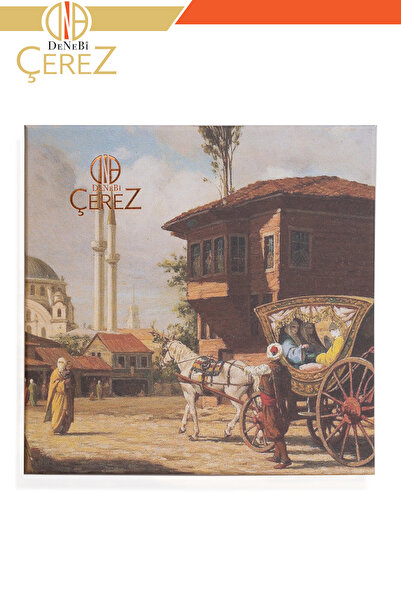 Denebi Çerez İSTANBUL DESENLİ YİRMİ BEŞ GÖZLÜ KUTU BAKLAVA LOKUM (600 Gram)