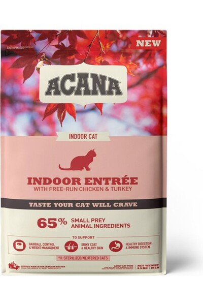 Acana Indoor Entree Sterilised Yetişkin Kedi Maması 4,5kg