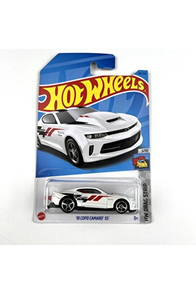 HOT WHEELS Masinuta metalica Hot Wheels, '18 Copo Camaro SS, Alb, 1:64