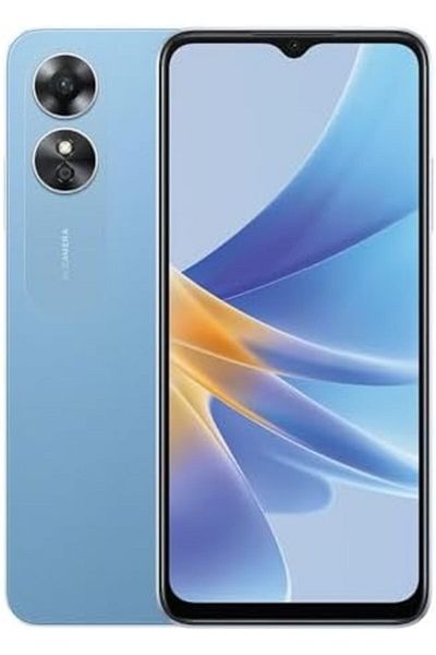 OPPO A17 6.56 inches Smartphone 64GB 4GB RAM | 4G LTE Android Phone, Lake Blue (Renewed)