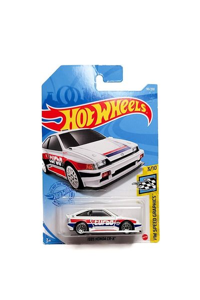 HOT WHEELS Masinuta Metalica Hot Wheels, 1985 Honda CR-X, Alb, 1:64
