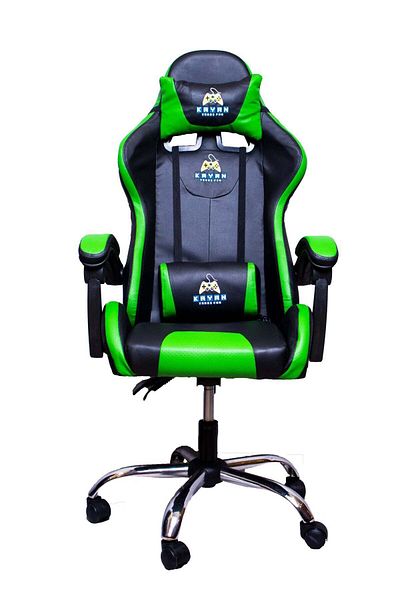 KAYAN High-QUALITY Comfortable RGB LED Lightning Gaming Chair With Back Massage Pillow & Bluetooth Speaker