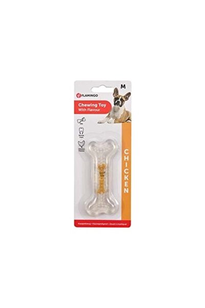 Flamingo Chicken Scented Transparent Bone 12 cm