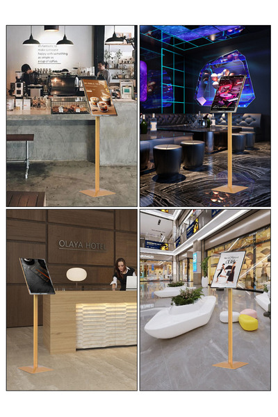 KidLe Sign Holder Stand A3 - Adjustable Floor Standing Sign Poster DisplayHolder - Signage Stand