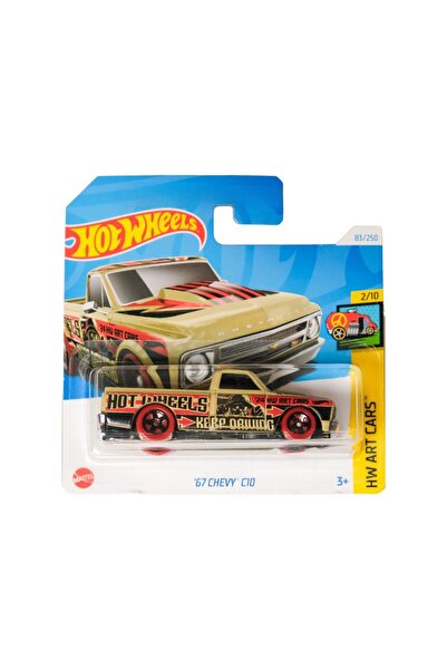 Matte Macheta metalica Hot Wheels Chevy C10 1967, HW ART CARS